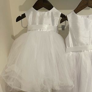 David’s Bridal Tulle Flower Girl Dress